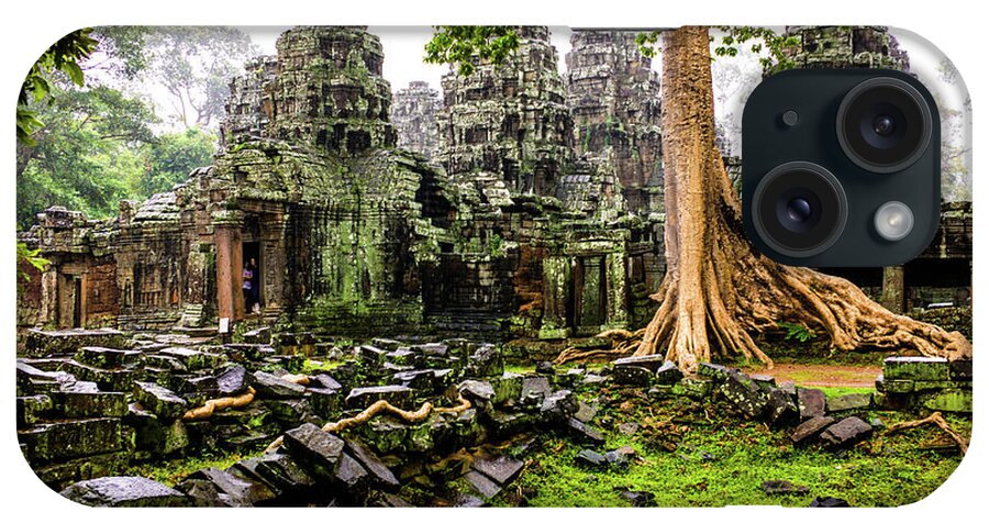 Tranquility iPhone Case featuring the photograph Rainny Siem Reap by Phg Voyager