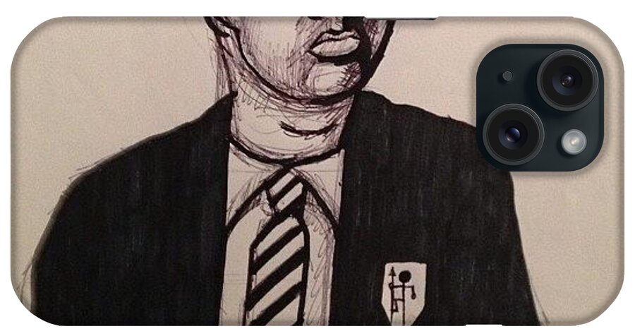 Sketch iPhone Case featuring the photograph Re Doing My Comic Book Project Just A by Kidface Anbessa-Ebanks