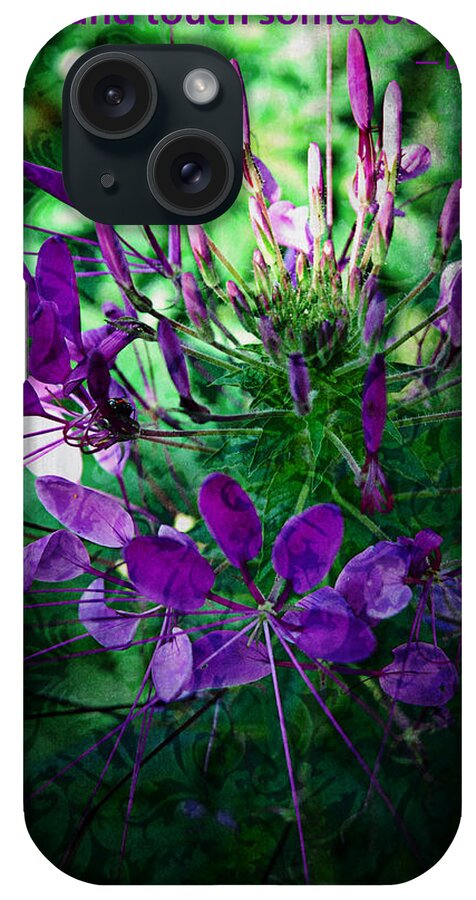 Plants iPhone Case featuring the digital art Reaching Out by Lena Wilhite