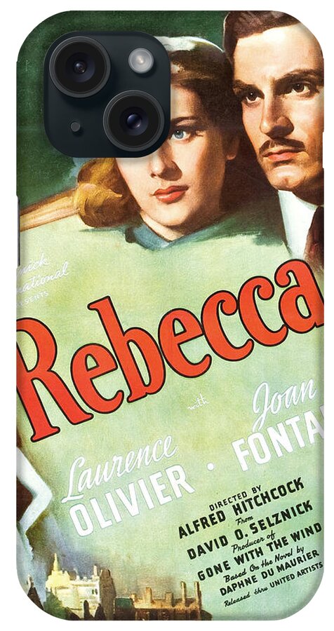 Movie Poster iPhone Case featuring the photograph Rebecca - 1940 by Georgia Fowler