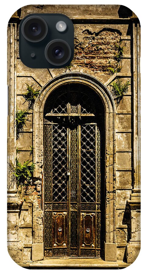 Argentina iPhone Case featuring the photograph Recoleta Crypt Door by Rob Tullis