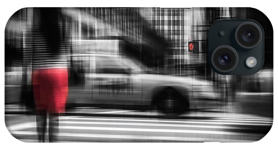 Nyc iPhone Case featuring the photograph RED by Hannes Cmarits