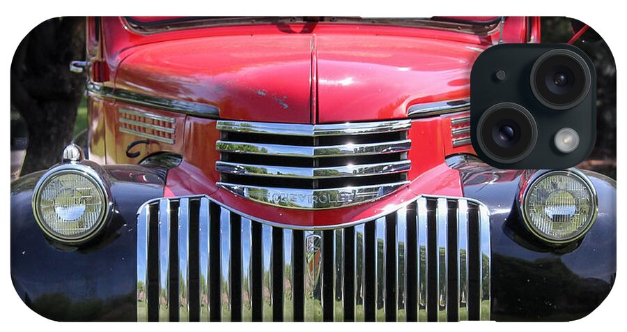 1946 Chevrolet iPhone Case featuring the photograph Red Hot 1946 Chevy by E Faithe Lester