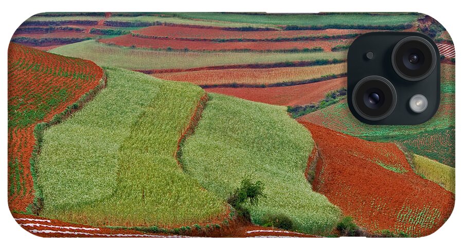  iPhone Case featuring the photograph Red Land 06 by Jason KS Leung