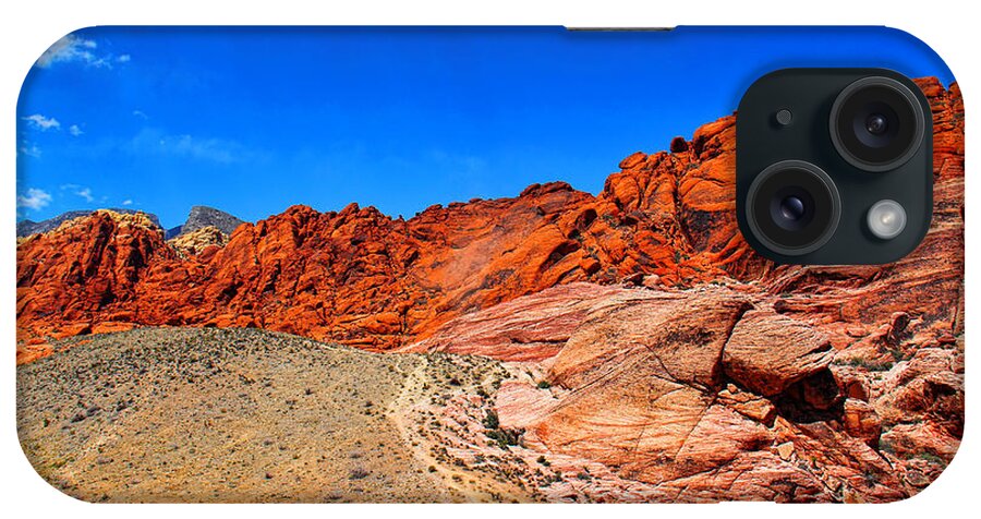 Red Rock Canyon iPhone Case featuring the photograph Red Rock Canyon by Mariola Bitner