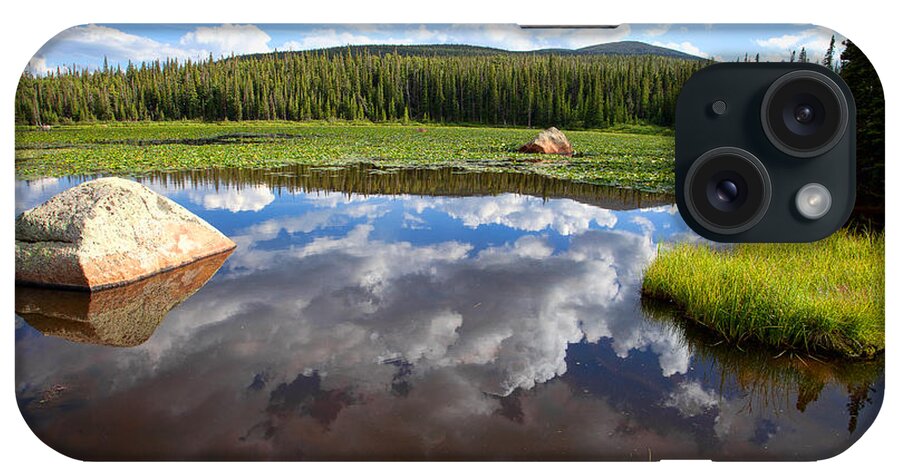 Red Rock Lake Photograph iPhone Case featuring the photograph Red Rock Lake Reflection by Jim Garrison