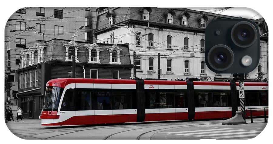 Streetcar iPhone Case featuring the photograph Red Rocket 41c by Andrew Fare