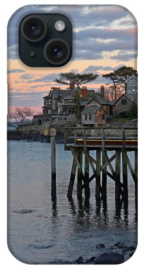 Marblehead iPhone Case featuring the photograph Red sky over Marblehead by Toby McGuire