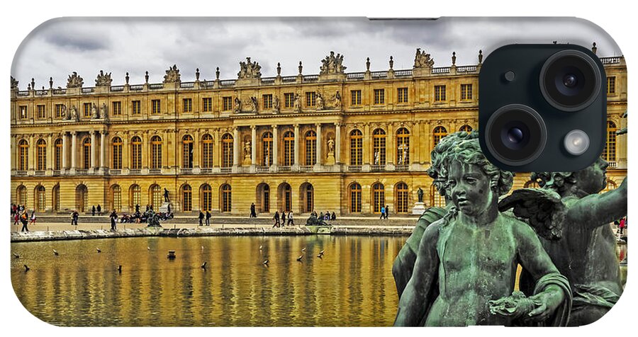 Travel iPhone Case featuring the photograph Reflection Pool of Versailles by Elvis Vaughn