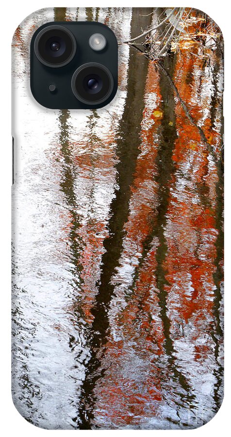Reflections iPhone Case featuring the photograph Reflections in a Stream by Mariarosa Rockefeller