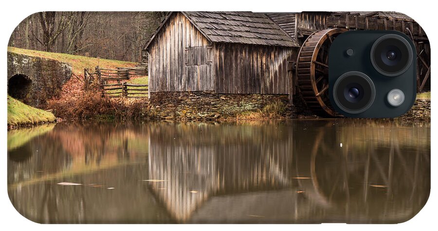 Mabry Mill iPhone Case featuring the photograph Reflections of Mabry Mill by Robert Loe