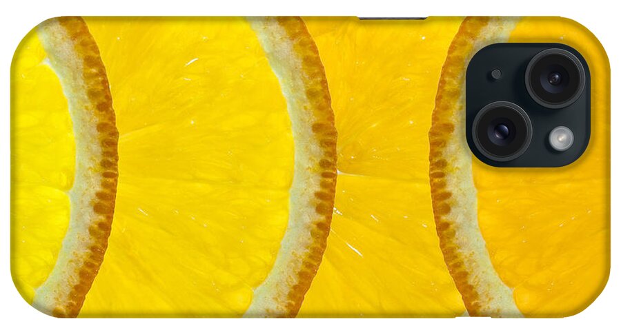 Orange iPhone Case featuring the photograph Refreshing Orange Slices by Natalie Kinnear