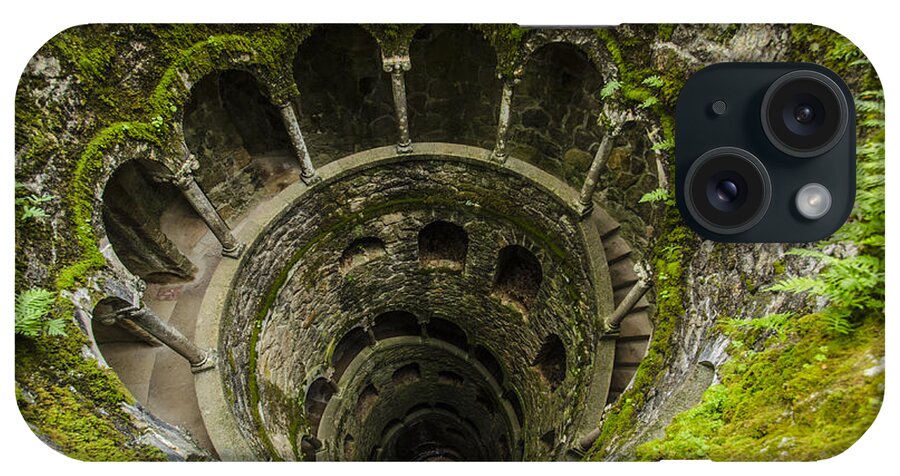 Sintra iPhone Case featuring the photograph Regaleira Initiation Well 1 by Deborah Smolinske