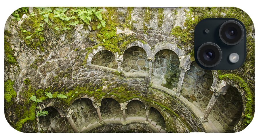 Sintra iPhone Case featuring the photograph Regaleira Initiation Well 2 by Deborah Smolinske