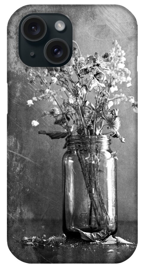 Vintage Jar iPhone Case featuring the photograph Remains Of The Season by Theresa Tahara