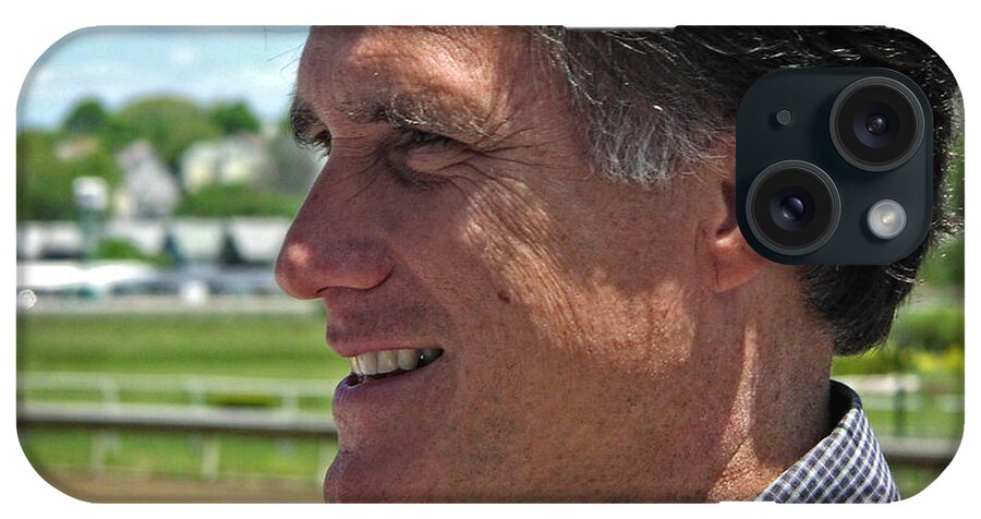 Rebublican Politician iPhone Case featuring the photograph Republican Mitt Romney by Mike Martin