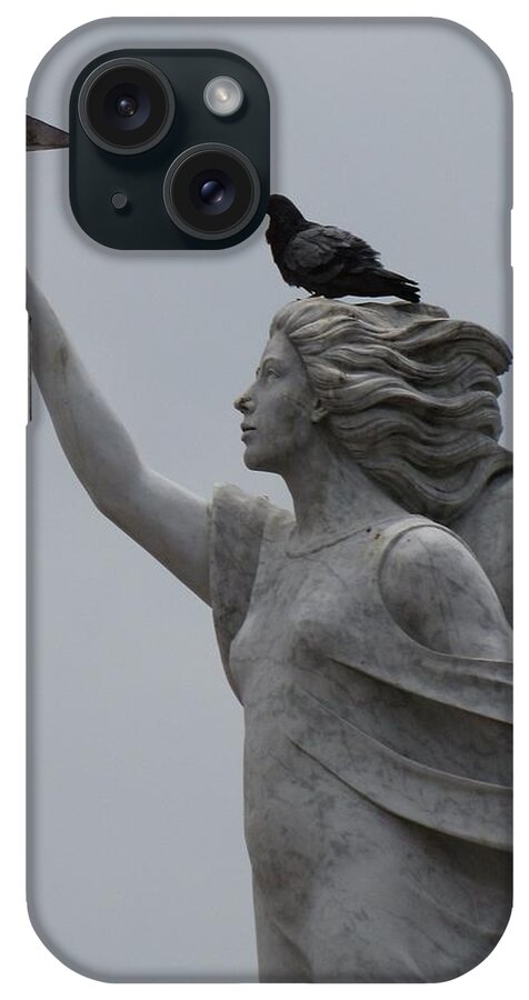 Statue iPhone Case featuring the photograph Resting by Beth Vincent