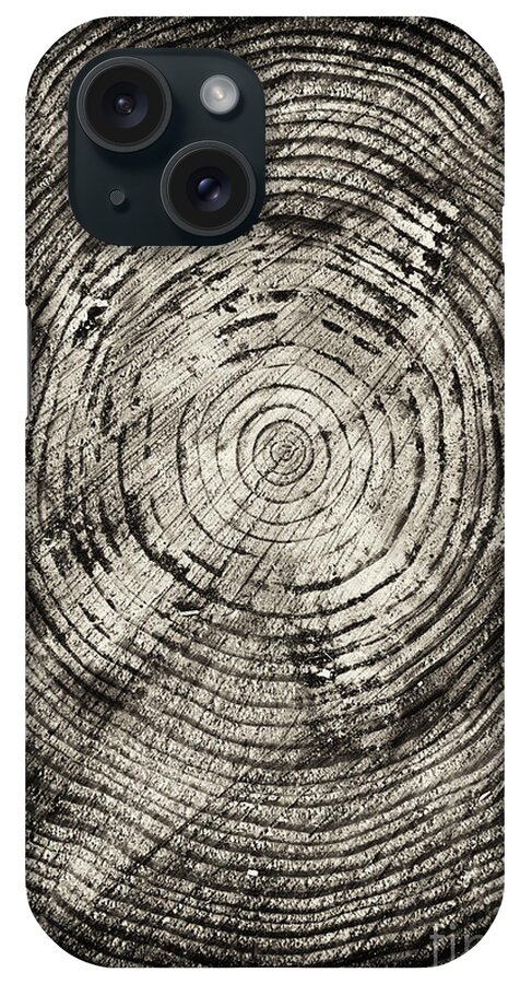 Tree Rings iPhone Case featuring the photograph Rings of Time by Tim Gainey