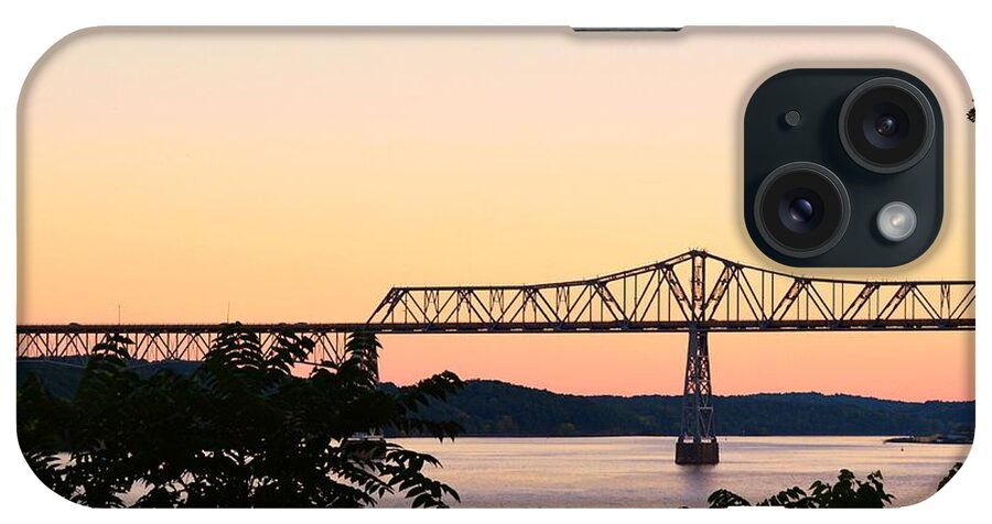 Rip Van Winkle Bridge iPhone Case featuring the photograph Rip Van Winkle Bridge at sunset by Judy Genovese