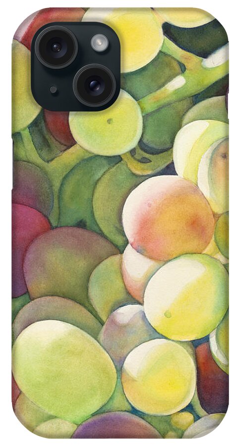 Grapes iPhone Case featuring the painting Ripening by Sandy Haight