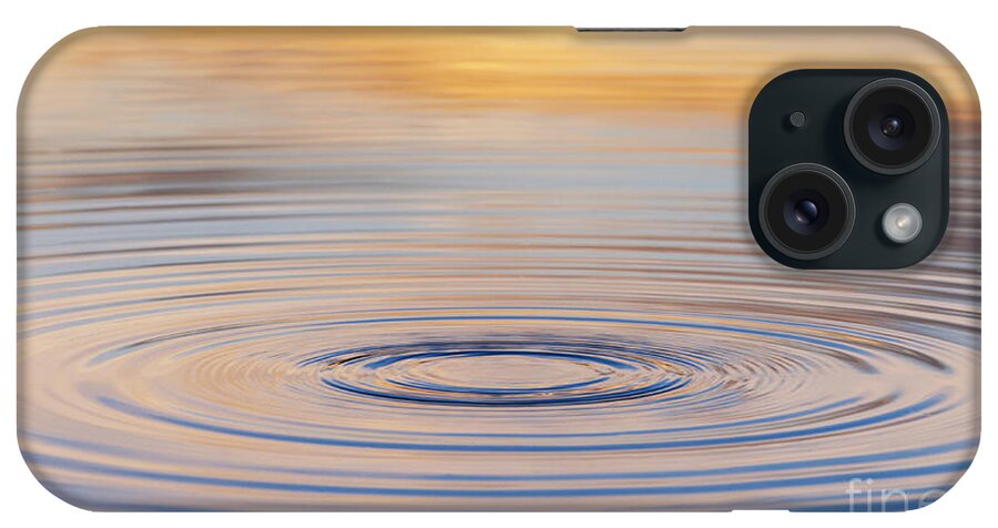 Water Ripple iPhone Case featuring the photograph Ripples on a Still Pond by Tim Gainey