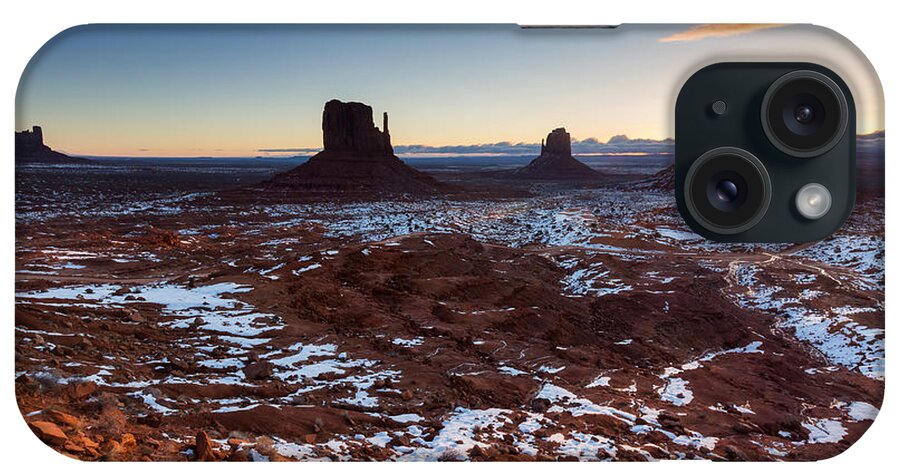 Monument Valley iPhone Case featuring the photograph Rise and shine by Tassanee Angiolillo