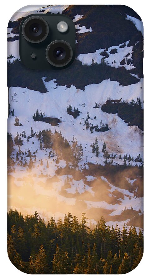 Clouds iPhone Case featuring the photograph Rise of the Chugach by Scott Slone