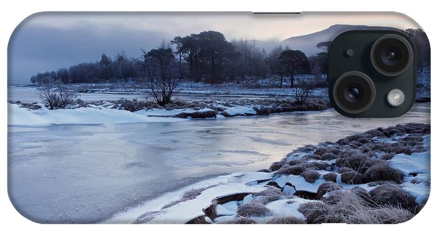 Loch Tulla iPhone Case featuring the photograph Rising Mist on Loch Tulla by Stephen Taylor