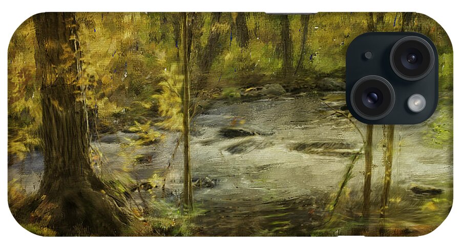 River iPhone Case featuring the photograph River in Autumn by Fran Gallogly