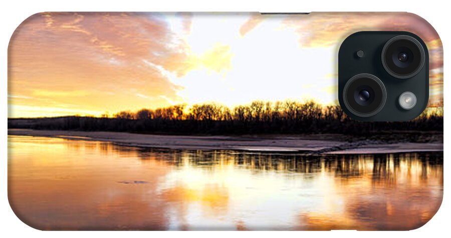 Water iPhone Case featuring the photograph River Reflections by Cricket Hackmann
