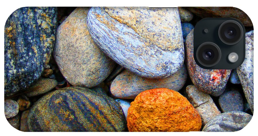 Duane Mccullough iPhone Case featuring the photograph River Rocks 1 by Duane McCullough