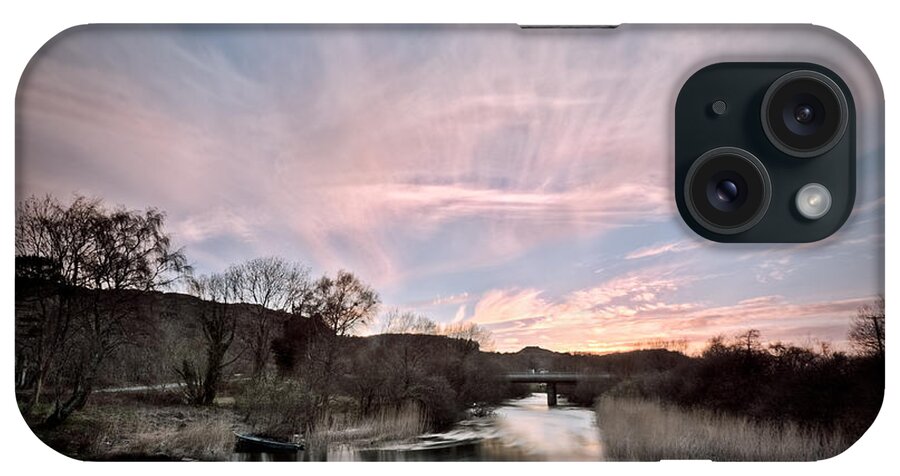River iPhone Case featuring the photograph River Sunset by B Cash