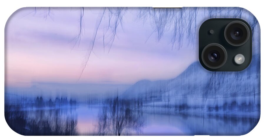 River iPhone Case featuring the photograph River Sunset by Theresa Tahara