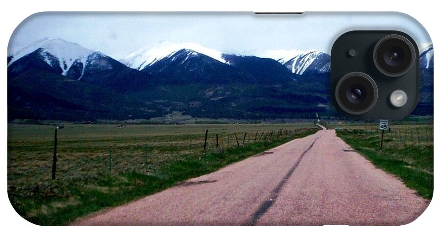 Colorado iPhone Case featuring the photograph Road to Westcliffe by Carlee Ojeda