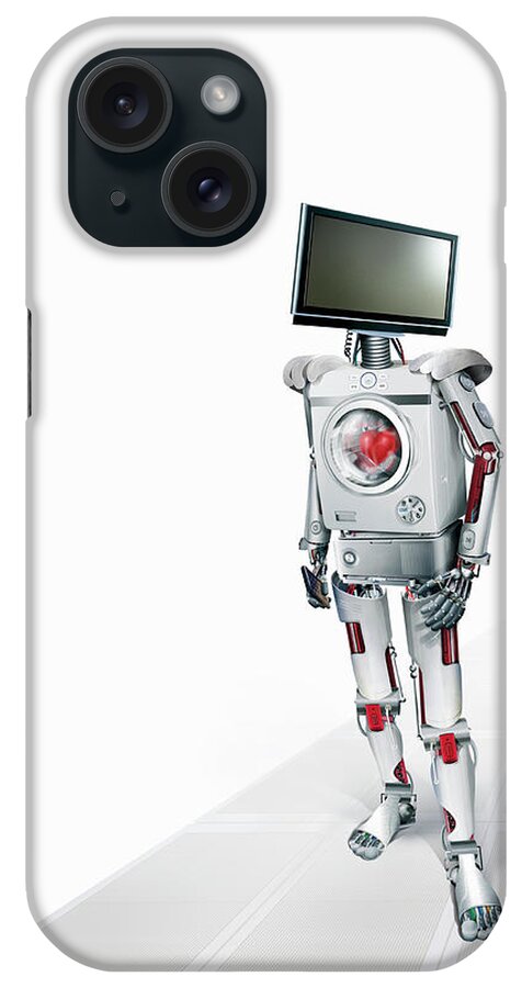 Access iPhone Case featuring the photograph Robot Of Intelligent Domestic Appliances by Ikon Ikon Images