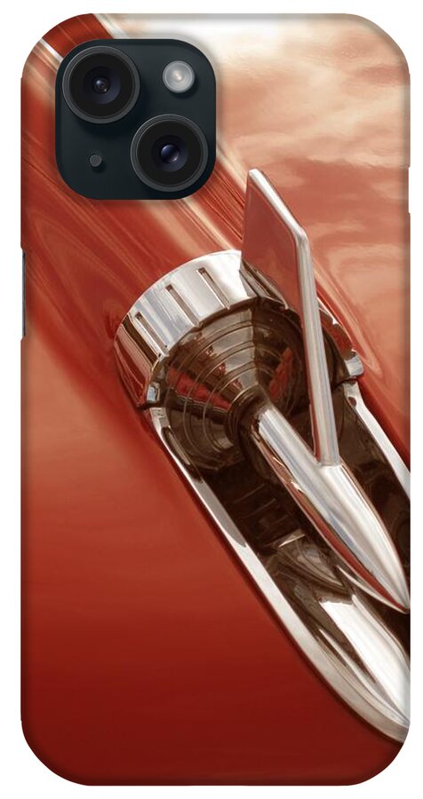 Red iPhone Case featuring the photograph Rocket Reflection by Carolyn Jacob