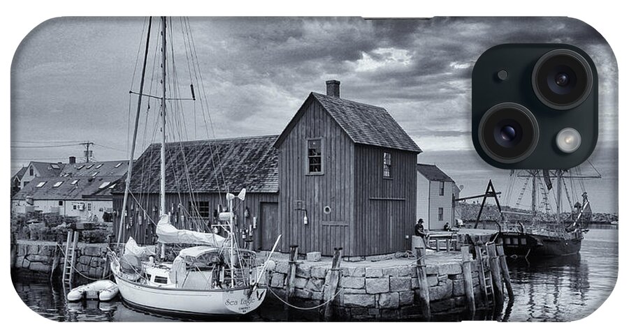 Rockport iPhone Case featuring the photograph Rockport Harbor Lobster Shack by Stephen Stookey