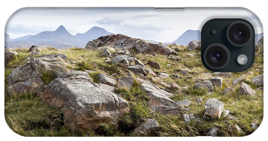 Far North iPhone Case featuring the photograph Rocks and mountains 3 by Gary Eason