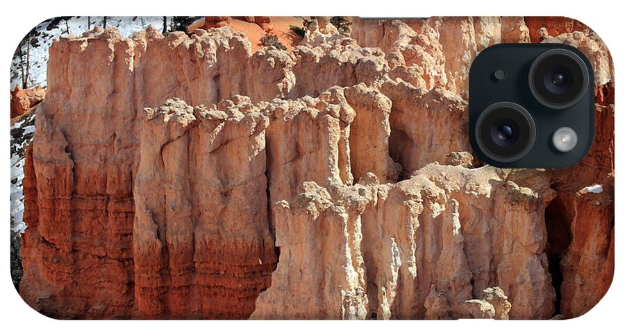 Landscape iPhone Case featuring the photograph Rocky Shades of Pink by Mary Haber