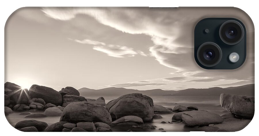 Landscape iPhone Case featuring the photograph Rocky Shore by Jonathan Nguyen