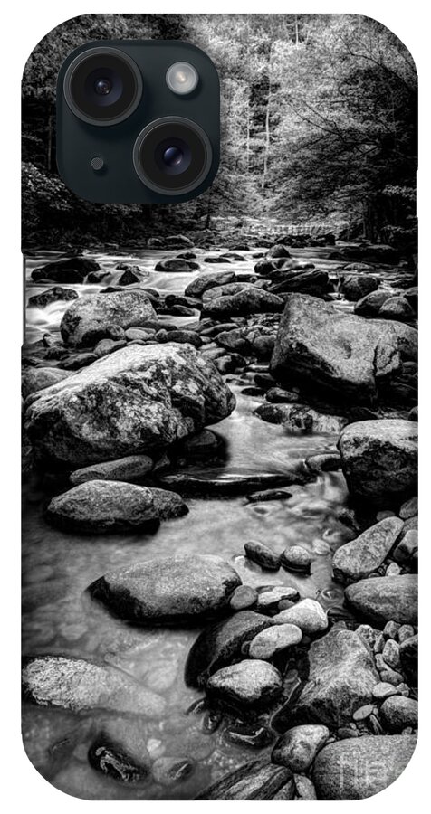 Stream iPhone Case featuring the photograph Rocky Smoky Mountain River by Michael Eingle