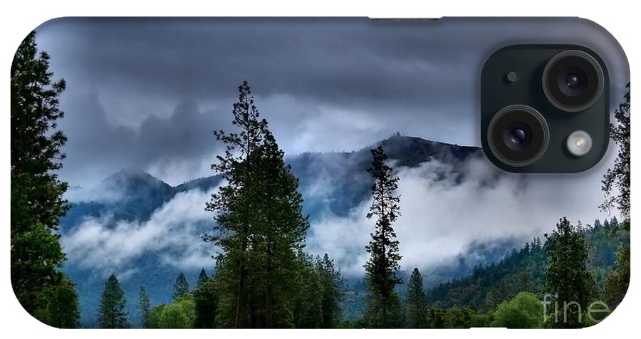Landscape iPhone Case featuring the photograph Roiling Cloud Cover by Julia Hassett