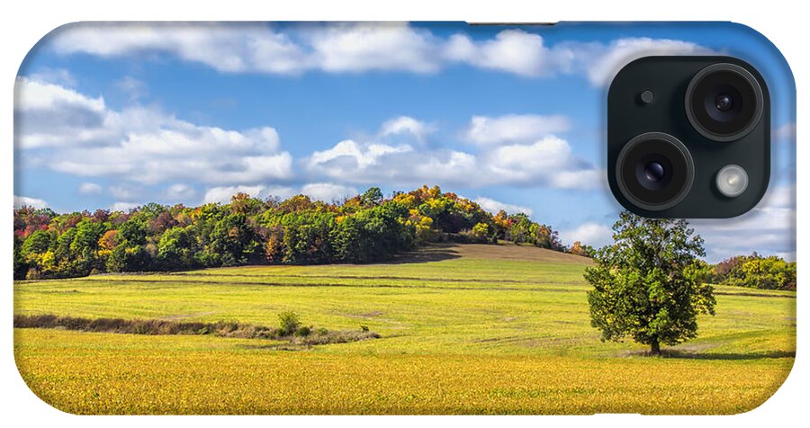 Autumn iPhone Case featuring the photograph Rolling Fields Of Color by Bill and Linda Tiepelman