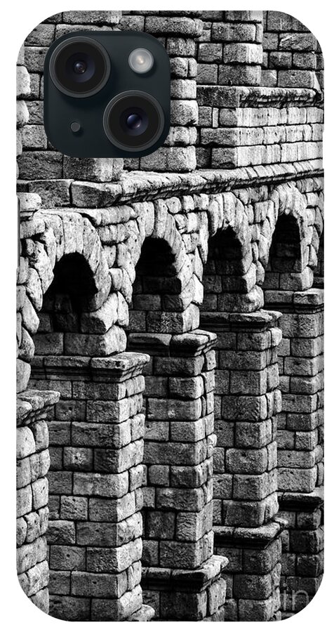 Segovia iPhone Case featuring the photograph Roman Arches Segovia Spain by James Brunker