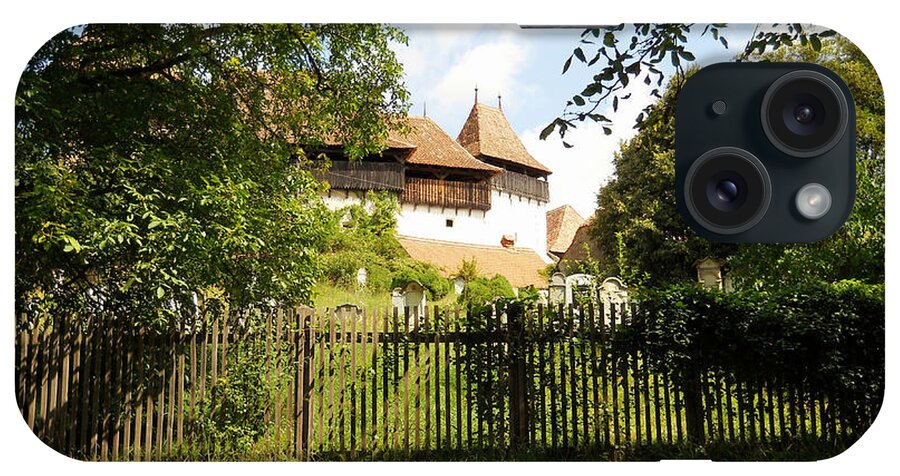 Rural Church iPhone Case featuring the photograph Romanian Fortified Church by Ramona Matei