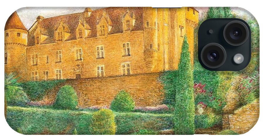 Enchantment iPhone Case featuring the painting Romantic French Chateau by Judith Cheng