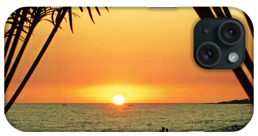 Romance iPhone Case featuring the photograph Romantic Sunset by Alan Socolik