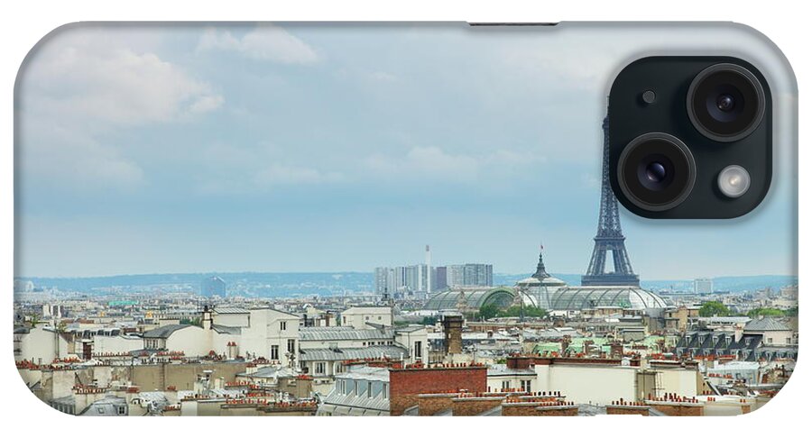 Treetop iPhone Case featuring the photograph Rooftops Story - Paris City View by Svetoslava Slavova