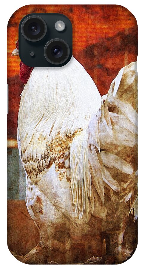Fineart iPhone Case featuring the photograph Rooster with an Attitude by Lee Craig