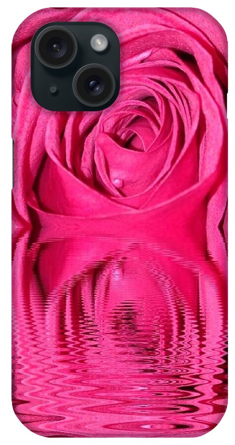 Rose iPhone Case featuring the photograph Rose Drops by Marian Lonzetta